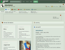 Tablet Screenshot of mekonekou.deviantart.com