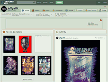 Tablet Screenshot of jeffgraffit.deviantart.com