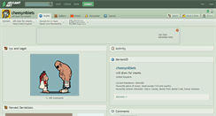Desktop Screenshot of cheesyniblets.deviantart.com