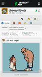 Mobile Screenshot of cheesyniblets.deviantart.com