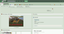 Desktop Screenshot of flashchick.deviantart.com