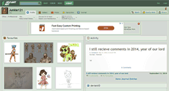 Desktop Screenshot of junkie121.deviantart.com