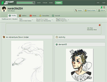 Tablet Screenshot of norskcrazeh.deviantart.com