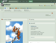 Tablet Screenshot of nudianunu.deviantart.com
