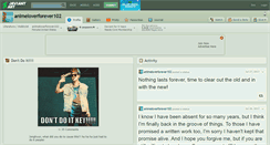 Desktop Screenshot of animeloverforever102.deviantart.com