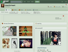 Tablet Screenshot of cheerful-heart.deviantart.com
