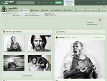Tablet Screenshot of donchild.deviantart.com