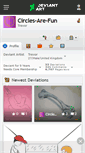 Mobile Screenshot of circles-are-fun.deviantart.com