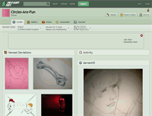 Tablet Screenshot of circles-are-fun.deviantart.com