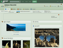 Tablet Screenshot of maltese-naturalist.deviantart.com