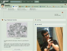 Tablet Screenshot of meesdj.deviantart.com