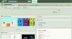 Desktop Screenshot of monkeyrocker.deviantart.com