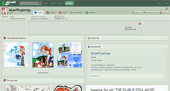 Desktop Screenshot of mlaatr-pairings.deviantart.com