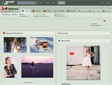 Tablet Screenshot of delskooo.deviantart.com