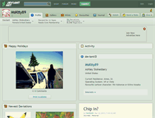 Tablet Screenshot of msktty89.deviantart.com