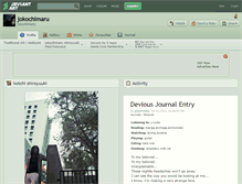 Tablet Screenshot of jokochimaru.deviantart.com