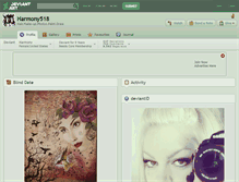 Tablet Screenshot of harmony518.deviantart.com