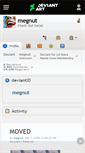 Mobile Screenshot of megnut.deviantart.com