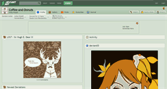 Desktop Screenshot of coffee-and-donuts.deviantart.com