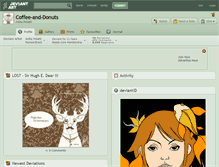 Tablet Screenshot of coffee-and-donuts.deviantart.com