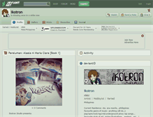 Tablet Screenshot of ikotron.deviantart.com