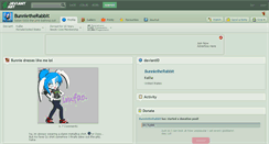 Desktop Screenshot of bunnietherabbit.deviantart.com