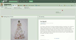Desktop Screenshot of eleganteyes.deviantart.com