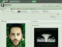 Tablet Screenshot of nnarcissus.deviantart.com