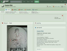 Tablet Screenshot of insane-rob.deviantart.com