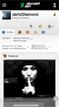 Mobile Screenshot of dark0diamond.deviantart.com