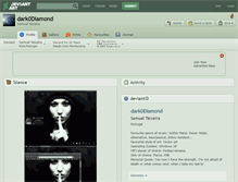 Tablet Screenshot of dark0diamond.deviantart.com