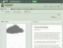 Tablet Screenshot of loyalsubject.deviantart.com