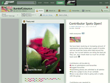 Tablet Screenshot of burstofcolours.deviantart.com