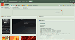 Desktop Screenshot of graydust.deviantart.com