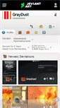 Mobile Screenshot of graydust.deviantart.com