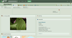 Desktop Screenshot of bouncinbunni.deviantart.com