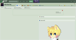 Desktop Screenshot of miki-the-fox.deviantart.com