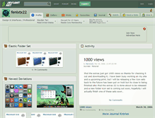 Tablet Screenshot of fenixtx22.deviantart.com