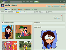 Tablet Screenshot of isabella-y-phineas.deviantart.com