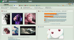 Desktop Screenshot of capukat.deviantart.com