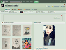 Tablet Screenshot of not-broken-hearted.deviantart.com