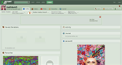 Desktop Screenshot of matilda445.deviantart.com