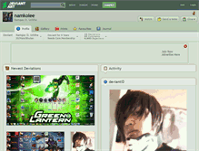 Tablet Screenshot of namkolee.deviantart.com