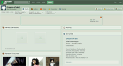 Desktop Screenshot of dream-of-doll.deviantart.com