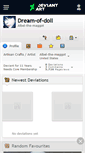 Mobile Screenshot of dream-of-doll.deviantart.com
