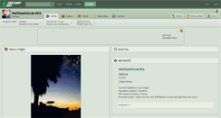 Desktop Screenshot of melissaalexandra.deviantart.com