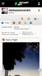 Mobile Screenshot of melissaalexandra.deviantart.com