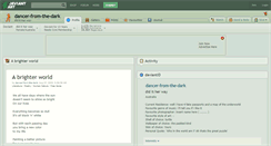 Desktop Screenshot of dancer-from-the-dark.deviantart.com