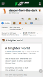 Mobile Screenshot of dancer-from-the-dark.deviantart.com