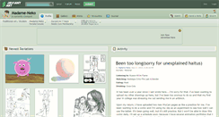 Desktop Screenshot of madame-neko.deviantart.com